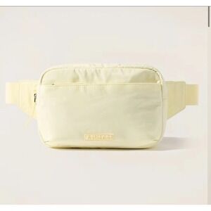 New Athleta All About Large Crossbody Belt Bag Glow Yellow $55